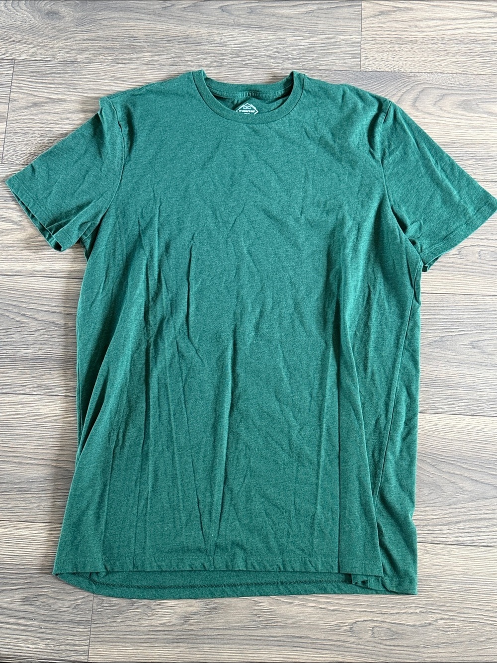 St. John's Bay Heathered Green Short Sleeve Tee